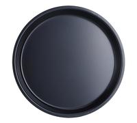 Non - Stick Pizza Pan | 5 Sizes Carbon Steel Baking Dish for Pizza/Pie/Cake | Round Bread Baking Tray, Oven Safe & Dishwasher Safe (8 Inch)