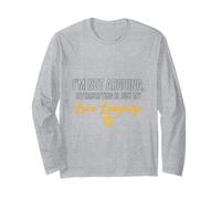 Non STO discutendo Che interrompere è Solo Il Mio linguaggio d Amore Divertente Maglia a Manica