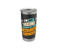 Non sto discutendo di essere un amante dell'ingegneria Ingegneria meccanica Bicchiere termico in acciaio inox doppia parete