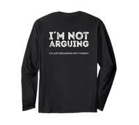 Non STO discutendo Solo spiegando perché Ho Ragione Maglia a Manica