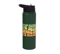 Non sto discutendo Sto solo spiegando perché ho ragione sarcastico Stainless Steel Insulated Water Bottle