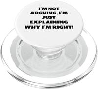 "Non sto discutendo, sto solo spiegando perché" PopSockets PopGrip per MagSafe