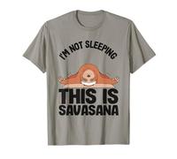 Non STO dormendo Questo è Savasana Sloth Yoga Maglietta