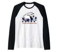 Non STO dormendo, STO Solo riposando Gli Occhi Umorismo Maglia con Maniche Raglan