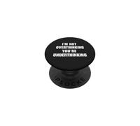 Non sto pensando troppo che stai pensando divertente PopSockets PopGrip Adesivo
