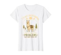 Non STO pensando Troppo, STO risolvendo Il Problema Funny Llama Maglietta con Stampa Grafica Economica