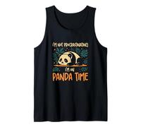Non STO procrastinando, Sono su Panda Time Funny Panda Lovers Canotta