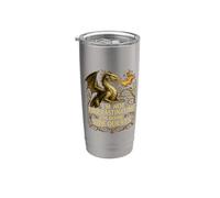 Non sto procrastinando Sto facendo missioni secondarie Dragon Fantasy Bicchiere termico in acciaio inox doppia parete