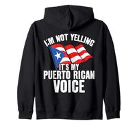 Non STO urlando È la mia Voce portoricana Porto Rico Felpa con Cappuccio