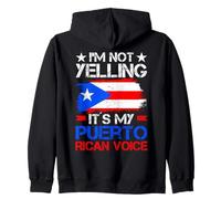 Non STO urlando la Sua mia Voce portoricana Felpa con Cappuccio