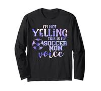 Non STO urlando Questa è la mia Voce di Mamma di Calcio Maglia a Manica