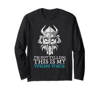 Non STO urlando Questa è la mia Voce vichinga Mito Nord Vikings Maglia a Manica