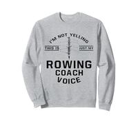 Non sto urlando questa è solo voce - Rowing Coach Felpa