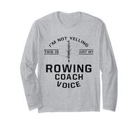 Non sto urlando questa è solo voce - Rowing Coach Maglia a Manica