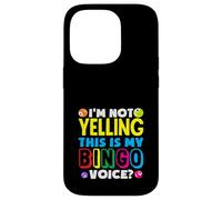 Non sto urlando Questo è il mio giocatore di Bingo Voice Bingo Custodia per iPhone 14 Pro