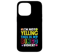 Non sto urlando Questo è il mio giocatore di Bingo Voice Bingo Custodia per iPhone 14 Pro Max