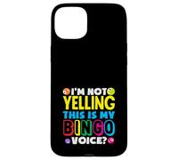 Non sto urlando Questo è il mio giocatore di Bingo Voice Bingo Custodia per iPhone 15 Plus
