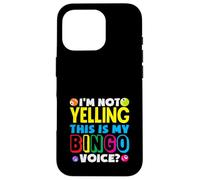 Non sto urlando Questo è il mio giocatore di Bingo Voice Bingo Custodia per iPhone 16 Pro