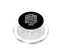 Non sto urlando questo è il mio Project Manager Voice Manager PopSockets PopGrip per MagSafe
