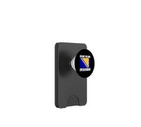Non sto urlando Sono Bosniaco Bandiera della Bosnia Cultura PopSockets PopWallet per MagSafe
