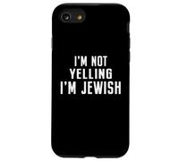 Non sto urlando Sono ebreo ebraico Divertente chiacchierone Hanukkah Custodia per iPhone SE (2020) / 7/8