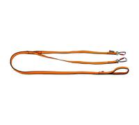 Non-Stop Dogwear Guinzaglio Bungee Doppio 1,95-2,8m Arancione/Nero Per 2 Cani