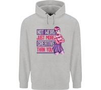 Non Strano Solo Più Creativo Di Te Arte Felpa Uomo