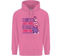 Non Strano Solo Più Creativo Di Te Arte Felpa Uomo