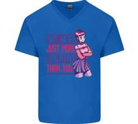 Non Strano Solo Più Creativo Di Te Maglietta In Cotone A V Per Uomo