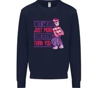 Non Strano Solo Più Creativo Di Te Maglione Uomo