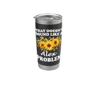 Non suona come una ragazza di girasole con problemi di Alex Bicchiere termico in acciaio inox doppia parete