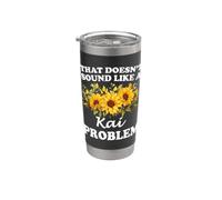 Non suona come una ragazza di girasole con problemi di Kai Bicchiere termico in acciaio inox doppia parete