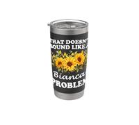 Non suona come una ragazza girasole con problemi di Bianca Bicchiere termico in acciaio inox doppia parete