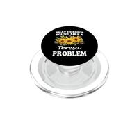 Non suona come una ragazza girasole con problemi di Teresa PopSockets PopGrip per MagSafe