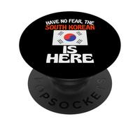 Non temere che la Corea del Sud sia qui Divertente Corea del Sud PopSockets PopGrip Adesivo
