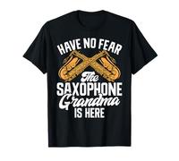 Non temere Che la Nonna Sassofono Sia Qui Sassofono Maglietta