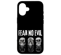 Non temere il male Non vedere niente male Hear No Evil Speak No Evil Custodia per iPhone 16