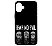 Non temere il male Non vedere niente male Hear No Evil Speak No Evil Custodia per iPhone 16 Plus