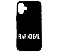 Non temere il salmo del male 23:4 Versetto della Bibbia I Will Fear No Evil God Custodia per iPhone 16 Plus