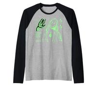 Non Temere, Io Sono con Te - Arte Motivazionale Maglia con Maniche Raglan