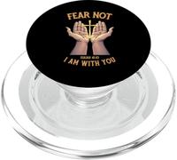 Non temere io sono con te Bibbia cristiana Versetto Isaia PopSockets PopGrip per MagSafe