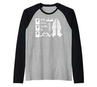 Non Temere, Io Sono con Te - Isaia 41:10 Maglia con Maniche Raglan