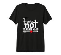 Non temere Isaia 41:10 - Tee per Uomini & Donne Cristiani Maglietta Premium