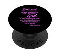 Non temere Isaia Quaranta 41:10 Versetto della Bibbia delle Scritture edificante PopSockets PopGrip Adesivo
