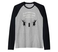 Non temere l'esercito del Cielo è con Te 2 re 6:16 Spagnolo Maglia con Maniche Raglan