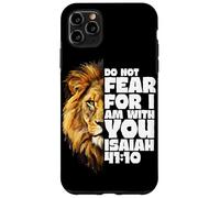 Non temere per io sono con te Isaia 41:10 Leone di Giuda Custodia per iPhone 11 Pro Max