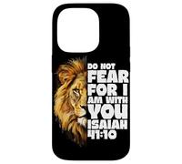 Non temere per io sono con te Isaia 41:10 Leone di Giuda Custodia per iPhone 14 Pro