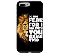 Non temere per io sono con te Isaia 41:10 Leone di Giuda Custodia per iPhone 7 Plus/8 Plus
