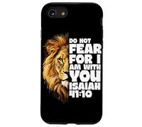 Non temere per io sono con te Isaia 41:10 Leone di Giuda Custodia per iPhone SE (2020) / 7/8