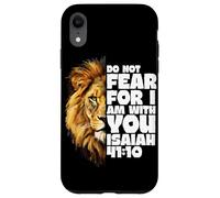 Non temere per io sono con te Isaia 41:10 Leone di Giuda Custodia per iPhone XR